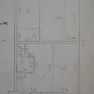 Объявление 3-к квартира, 51.5м2, 2/2 эт
